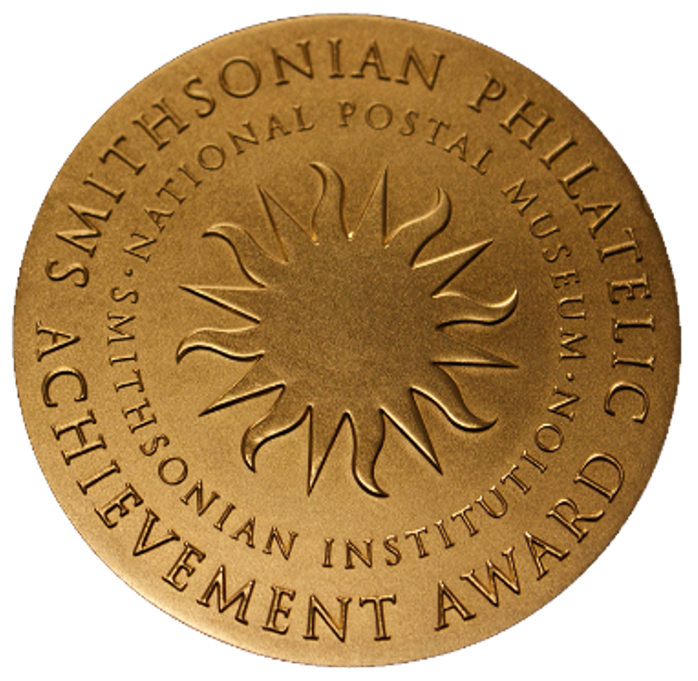 Smithsonian Philatelic Achievement Award Medallion