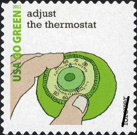 Go Green stamp