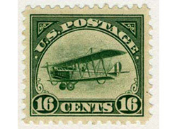 A US airmail stamp