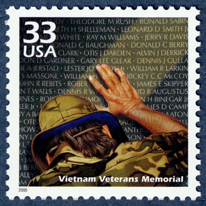 33c Vietnam Veterans Memorial stamp