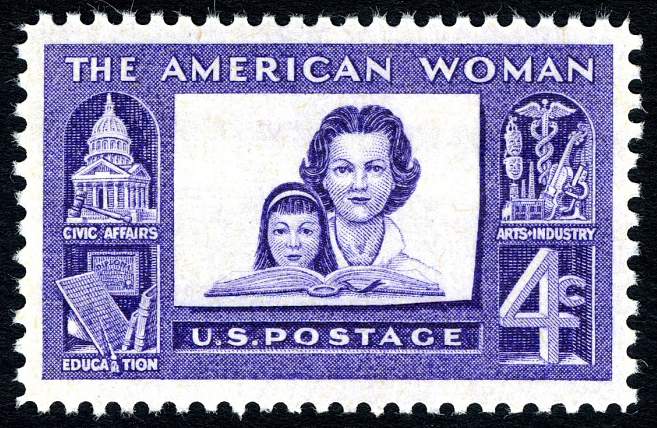 Sello de mujer estadounidense de 4 centavos