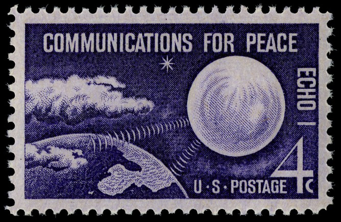4-cent Communications for Peace - Echo I single