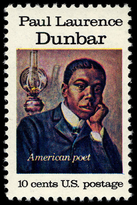10-cent Paul Laurence Dunbar stamp