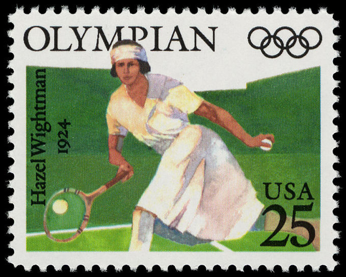25-cent Hazel Wightman stamp