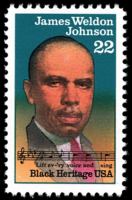 22-cent James Weldon Johnson stamp