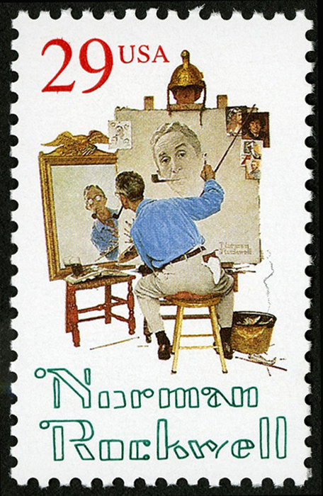 29-cent Norman Rockwell stamp