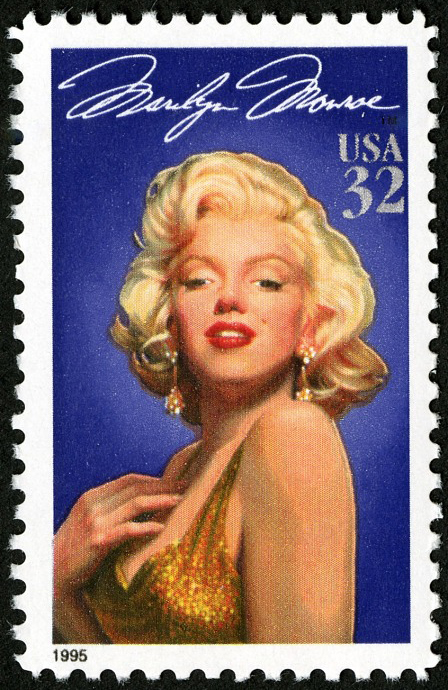 Sello de Marilyn Monroe de 32 centavos