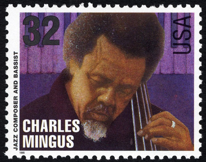Sello de Charles Mingus de 32 centavos