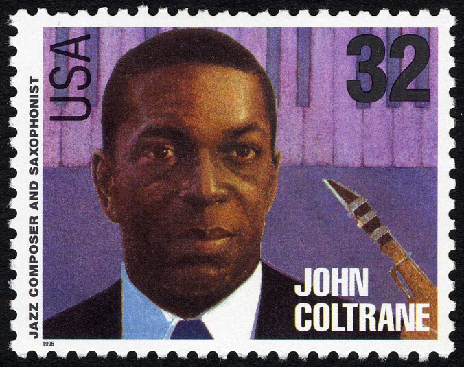 32-cent John Coltrane stamp