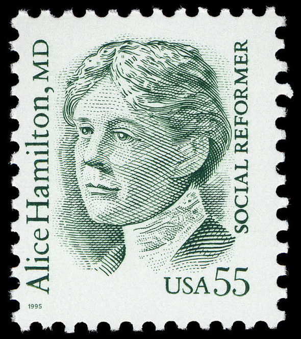 55-cent Alice Hamilton, MD stamp