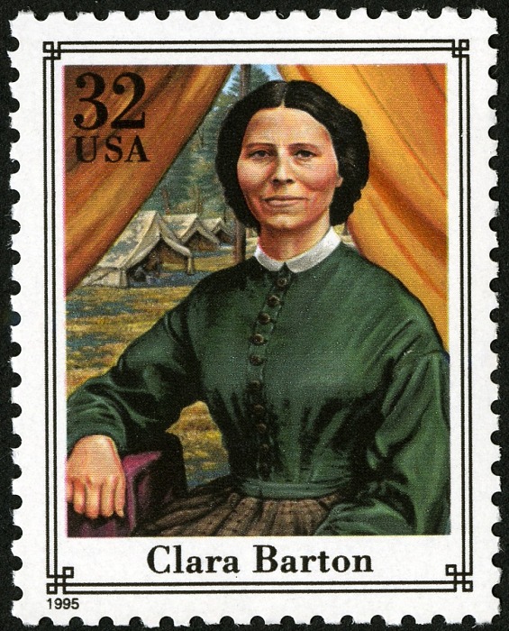 Sello de Clara Barton de 32 centavos