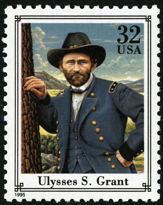 Estampilla de Ulysses S. Grant de 32 centavos
