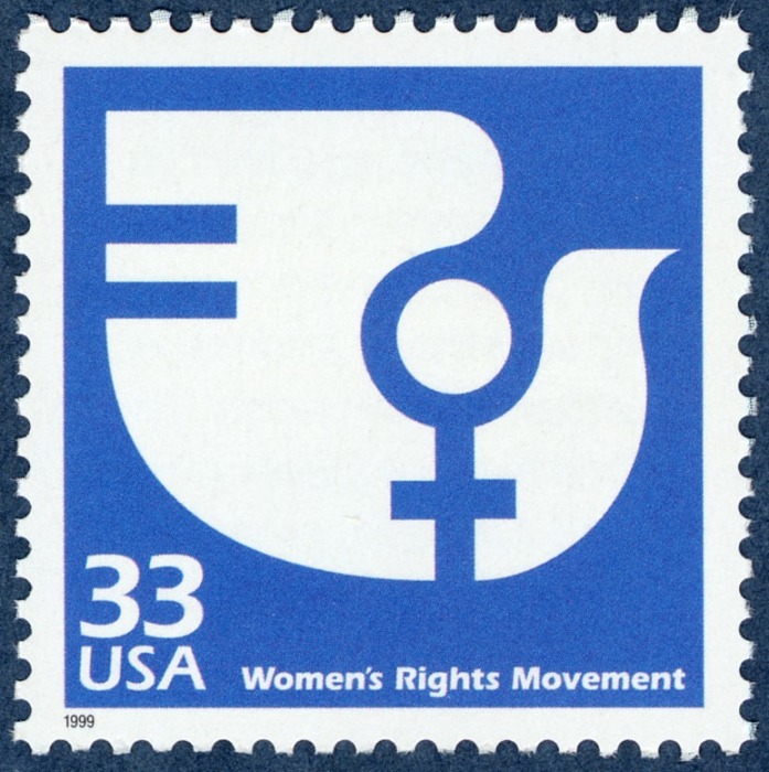 Sello del Movimiento por los Derechos de la Mujer de 33 centavos