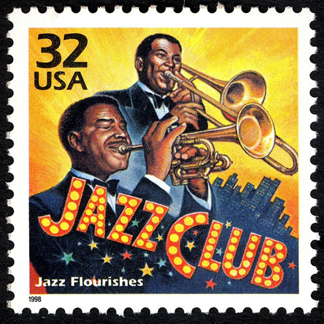32-cent Jazz Flourishes stamp