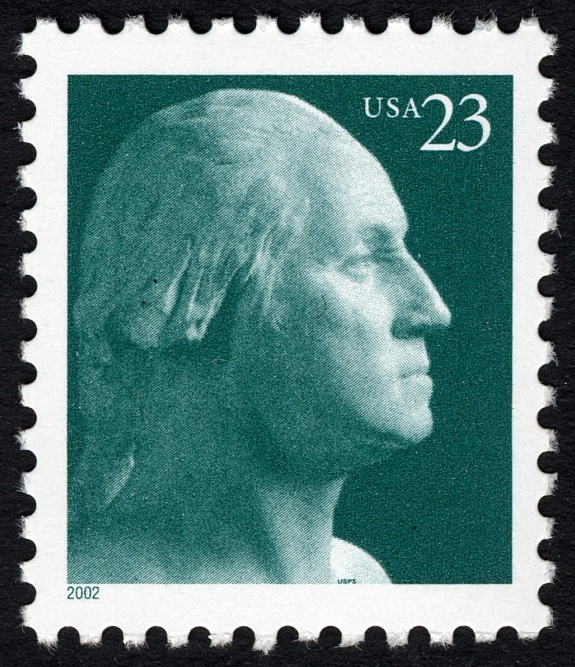 23-cent Washington stamp