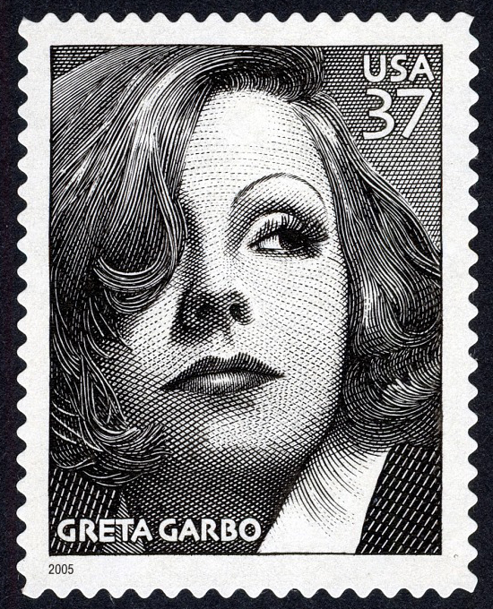 Sello Greta Garbo de 37 centavos