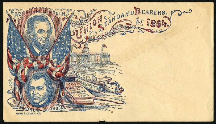 1864 Lincoln Presidential Campaign Cover