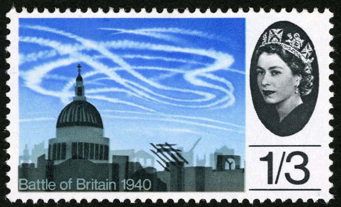 1sh-3p 25th Anniversary of the Battle of Britain stamp