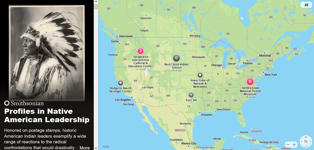 Screenshot of an Apple Maps Guide