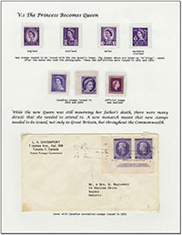 stamp album page
