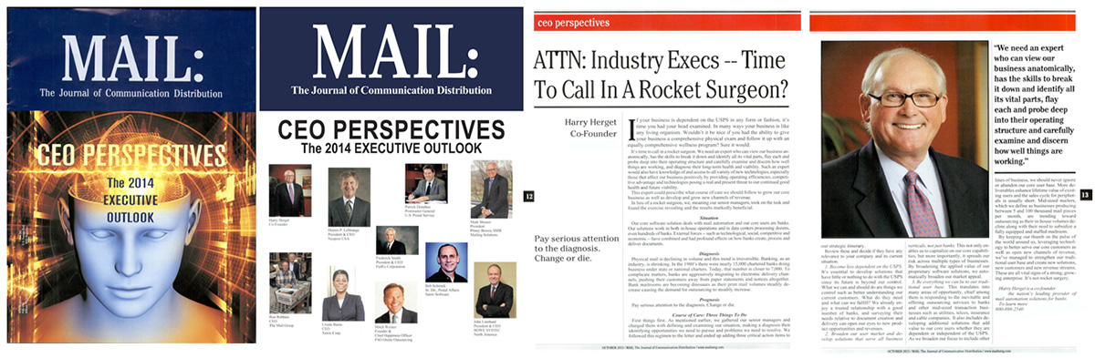 CEO Perspectives magazine cover and pages