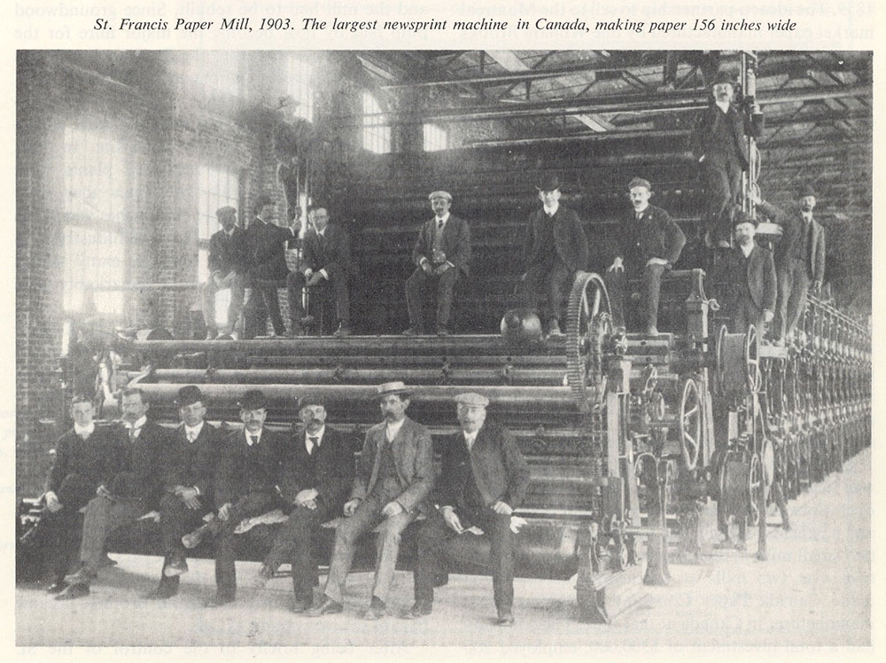 Mill Workers at St. Francis Paper Mill in 1903
