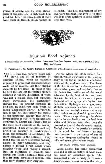 Article about Injurious Food Adjuncts