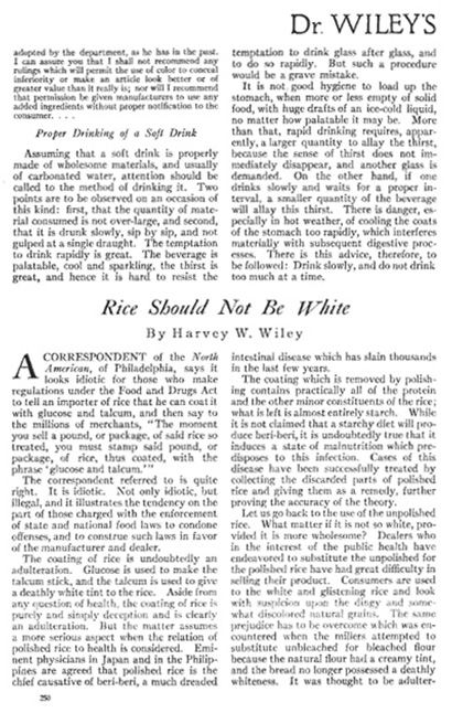 Rice Should Not Be White article