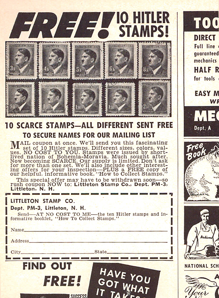Littleton Stamp Company ad
