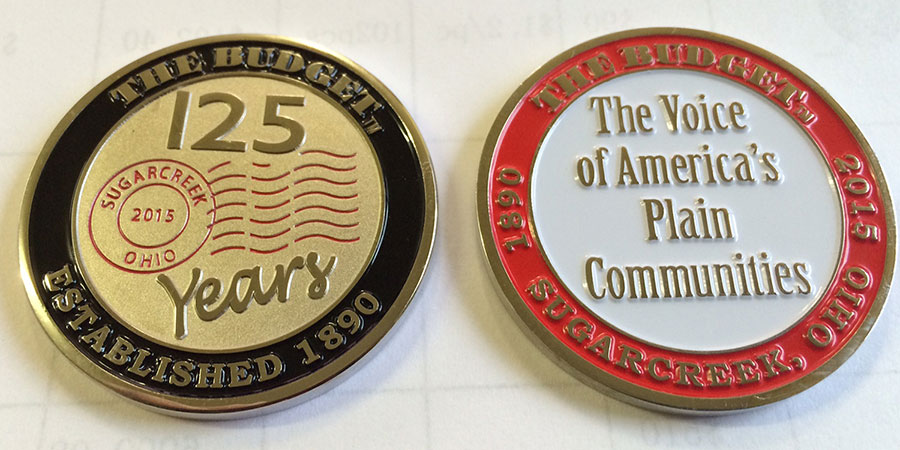 Two 125th Anniversary coins