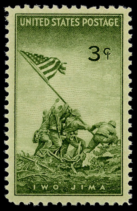 3-cent Iwo Jima stamp