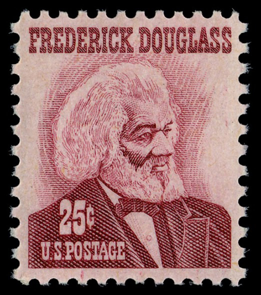 Sello de Frederick Douglass de 25 centavos