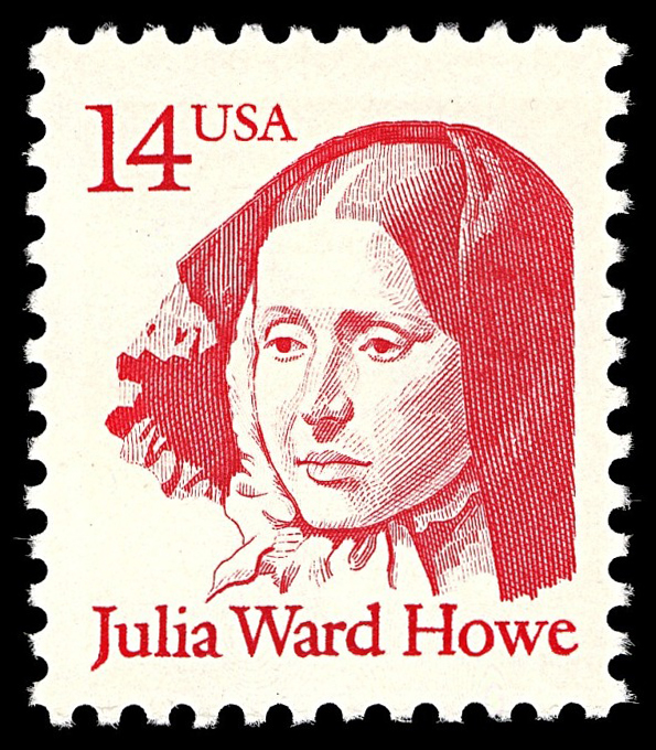Sello de 14 centavos de Julia Ward Howe