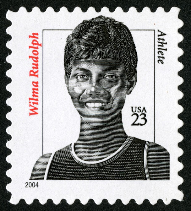 23-cent Wilma Rudolph stamp