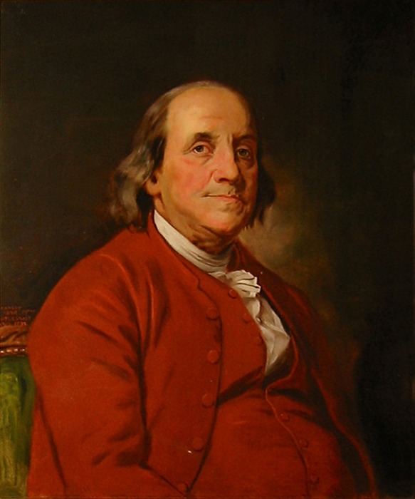 Painting of Benjamin Franklin