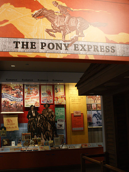 photo of The Pony Express exhibit in the National Postal Museum